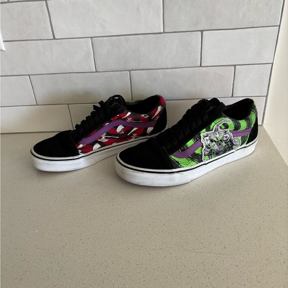Vans Nightmare Before Christmas Old Skool Lock Shock and Barrel Women 8.5 Disney - Picture 1 of 8
